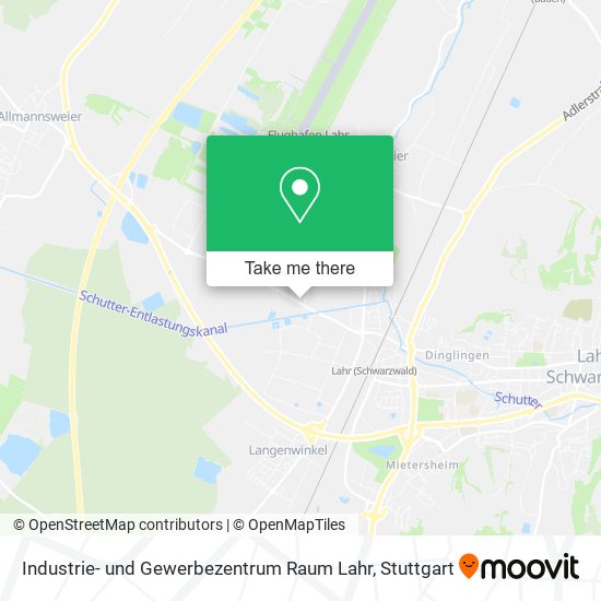 Industrie- und Gewerbezentrum Raum Lahr map