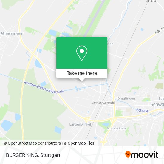 BURGER KING map