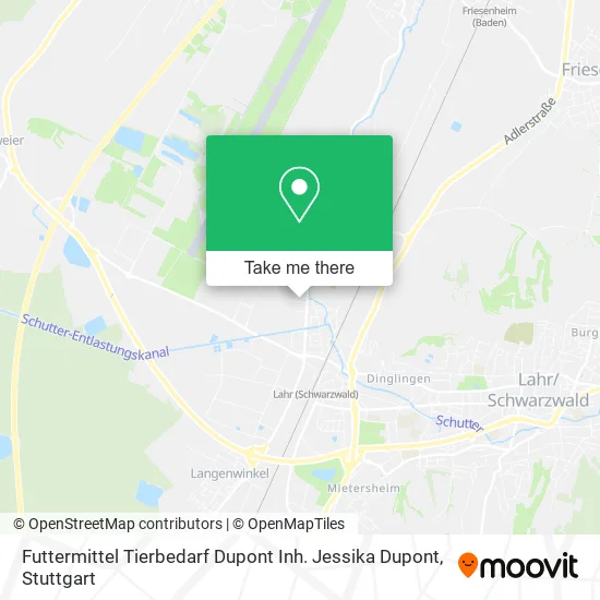 Карта Futtermittel Tierbedarf Dupont Inh. Jessika Dupont