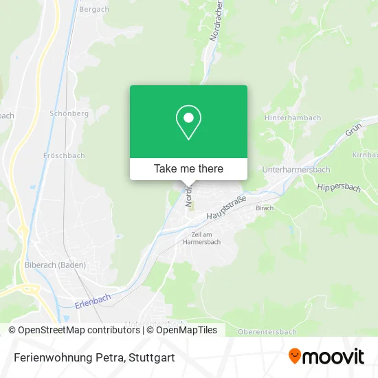 Карта Ferienwohnung Petra