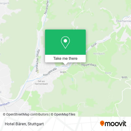 Hotel Bären map