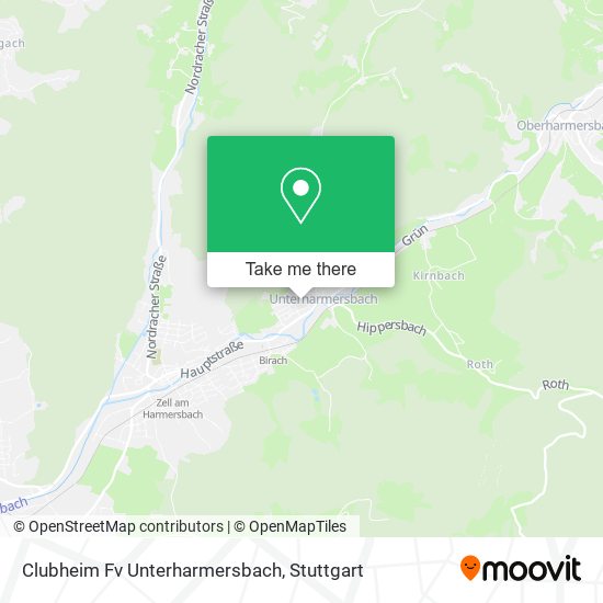 Clubheim Fv Unterharmersbach map