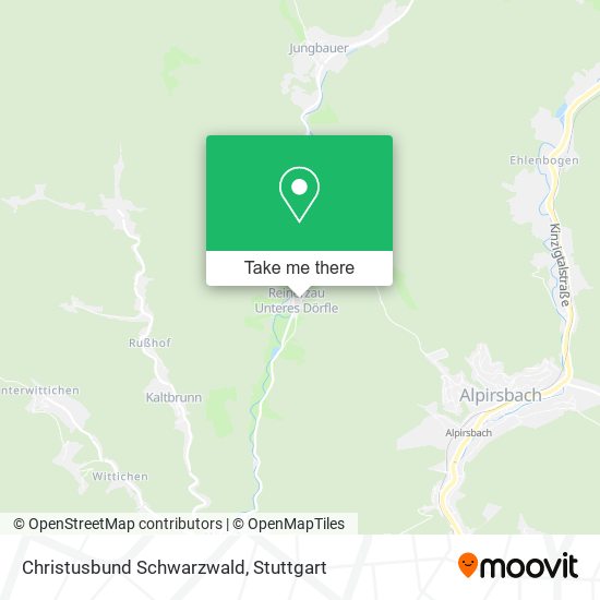 Christusbund Schwarzwald map