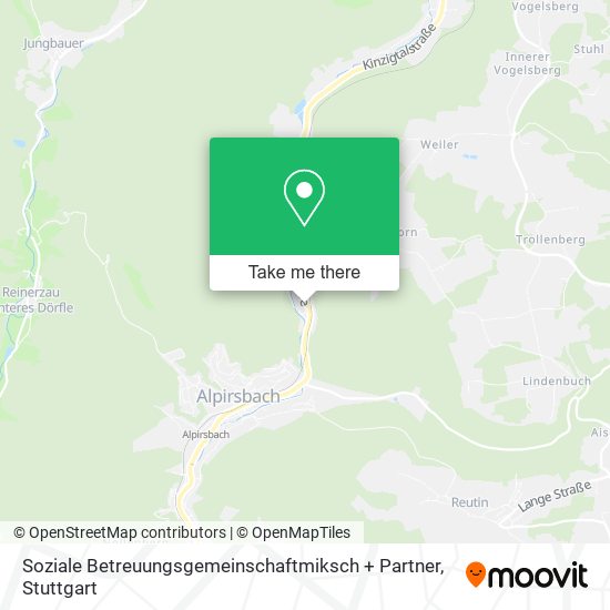 Soziale Betreuungsgemeinschaftmiksch + Partner map