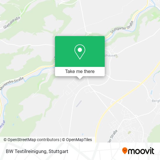 BW Textilreinigung map