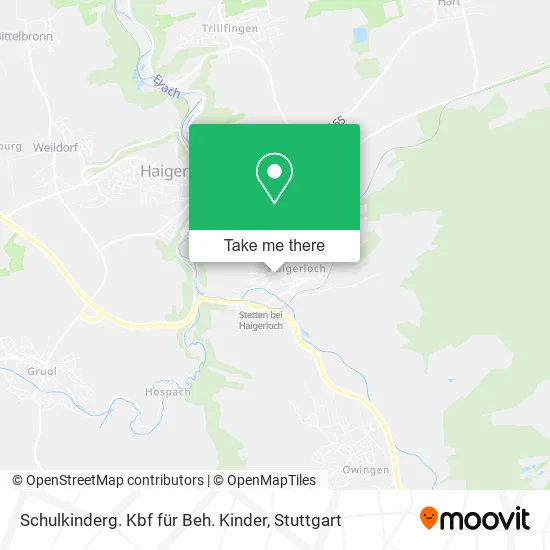 Карта Schulkinderg. Kbf für Beh. Kinder