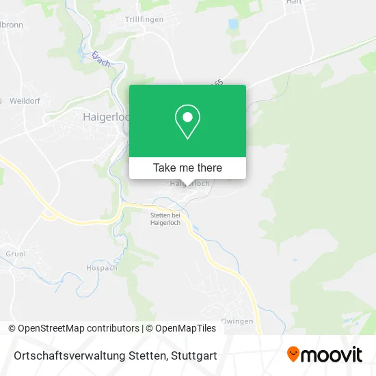 Карта Ortschaftsverwaltung Stetten