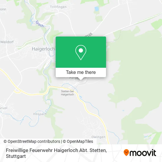 Карта Freiwillige Feuerwehr Haigerloch Abt. Stetten
