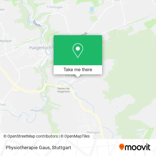 Карта Physiotherapie Gaus