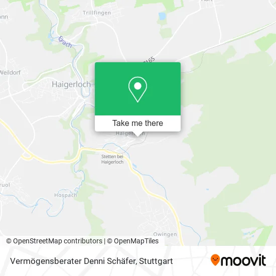 Карта Vermögensberater Denni Schäfer