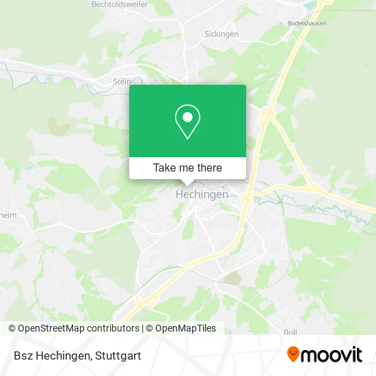 Карта Bsz Hechingen