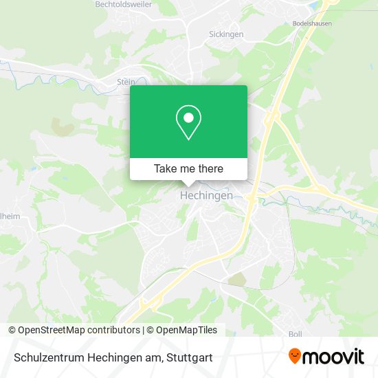 Карта Schulzentrum Hechingen am