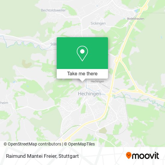 Raimund Mantei Freier map