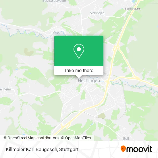 Карта Killmaier Karl Baugesch