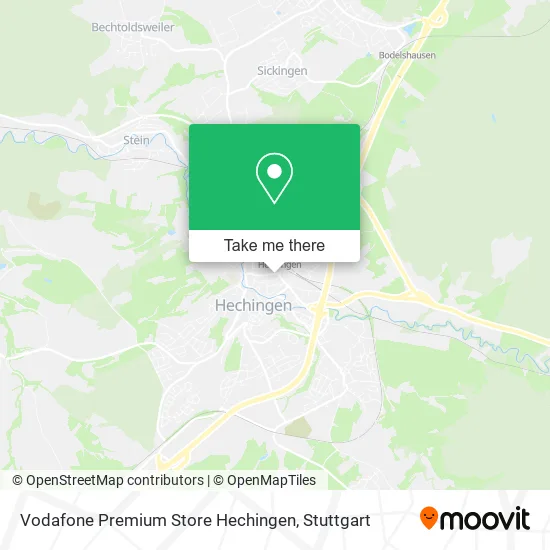 Карта Vodafone Premium Store Hechingen