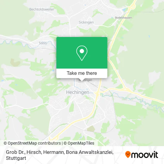 Карта Grob Dr., Hirsch, Hermann, Bona Anwaltskanzlei