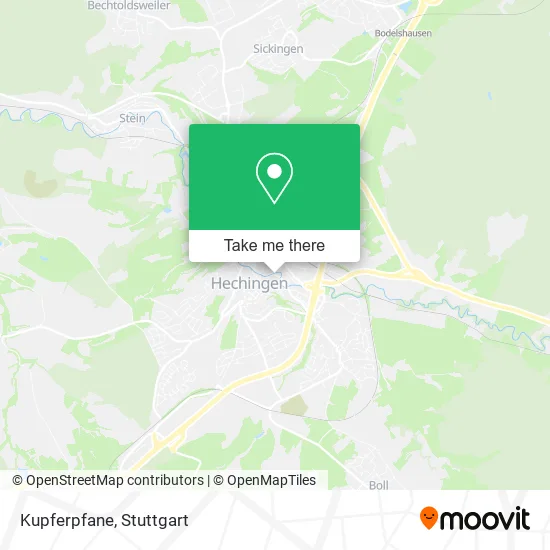 Карта Kupferpfane
