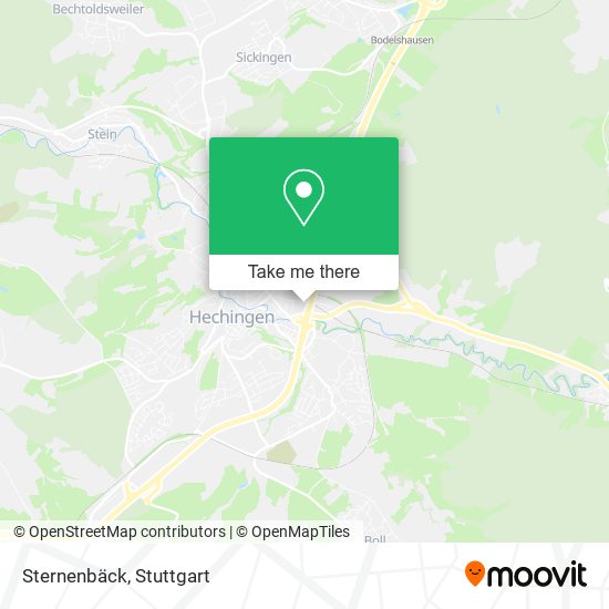 Карта Sternenbäck