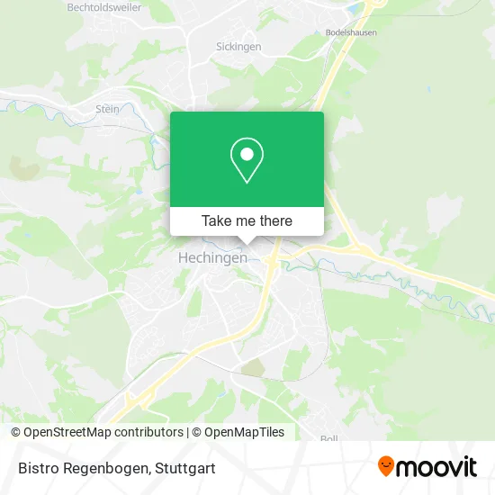 Карта Bistro Regenbogen