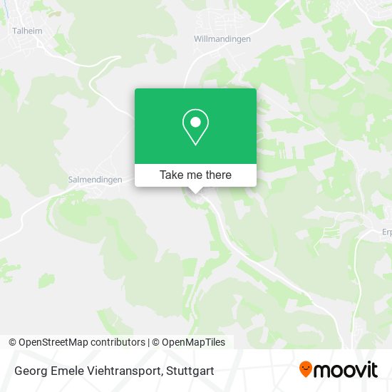 Georg Emele Viehtransport map