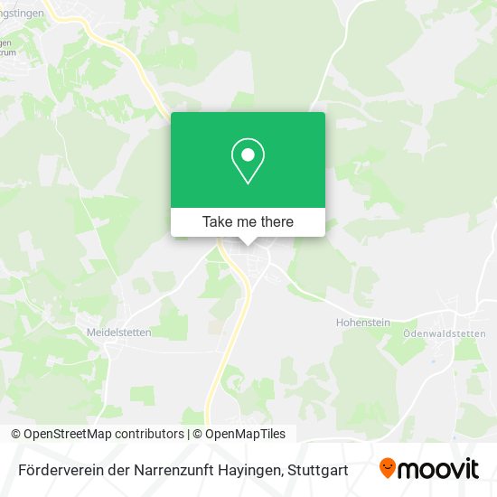 Förderverein der Narrenzunft Hayingen map