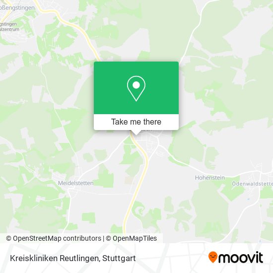 Kreiskliniken Reutlingen map