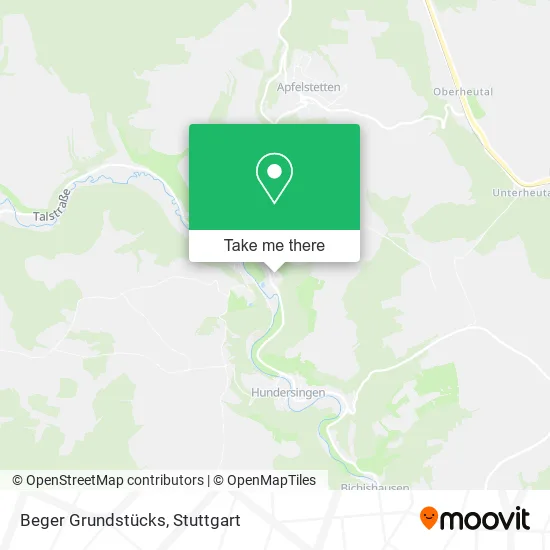 Карта Beger Grundstücks