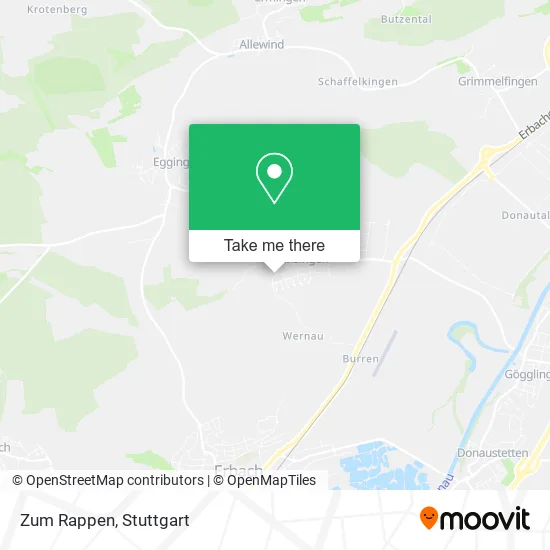 Карта Zum Rappen
