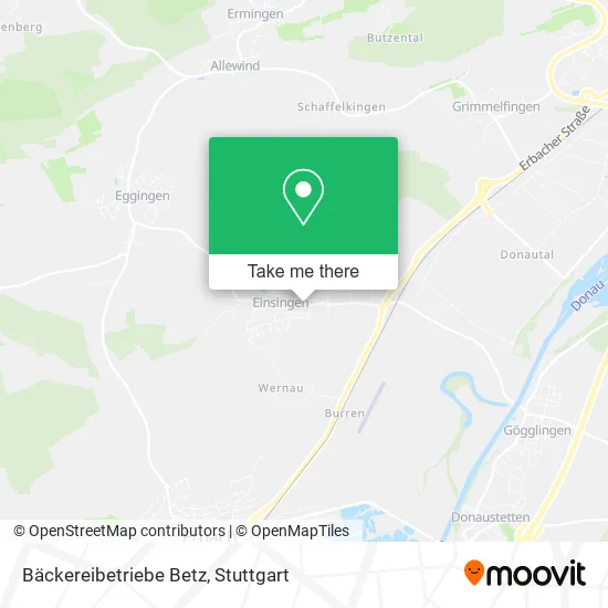 Карта Bäckereibetriebe Betz