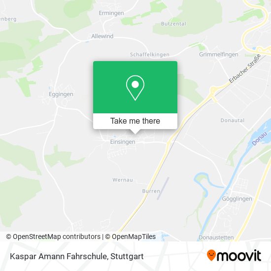 Kaspar Amann Fahrschule map