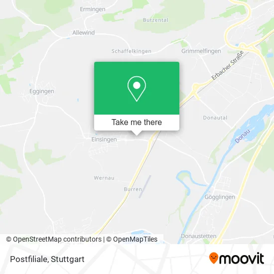 Карта Postfiliale