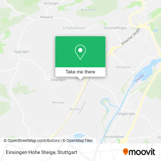 Карта Einsingen Hohe Steige