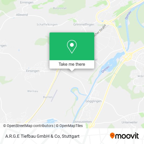 A.R.G.E Tiefbau GmbH & Co map