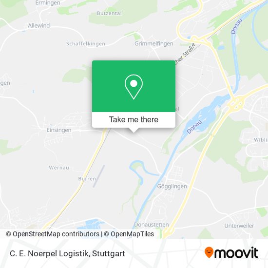 Карта C. E. Noerpel Logistik