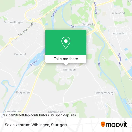 Карта Sozialzentrum Wiblingen