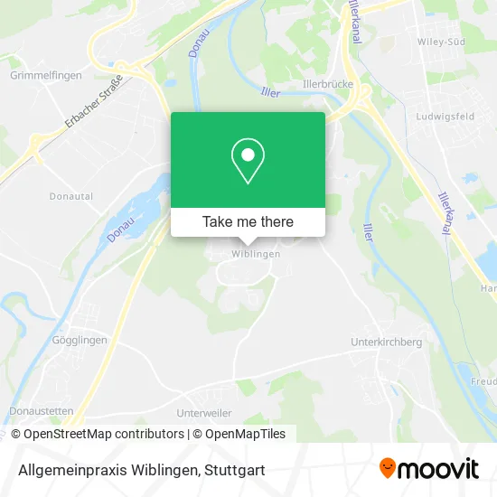 Карта Allgemeinpraxis Wiblingen