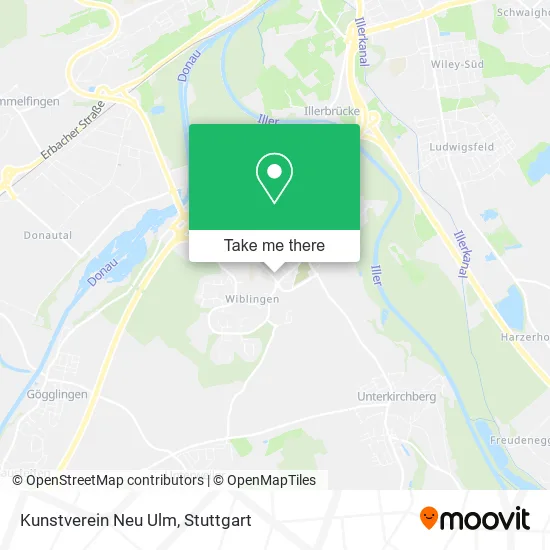 Карта Kunstverein Neu Ulm