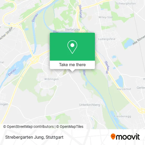 Карта Strebergarten Jung