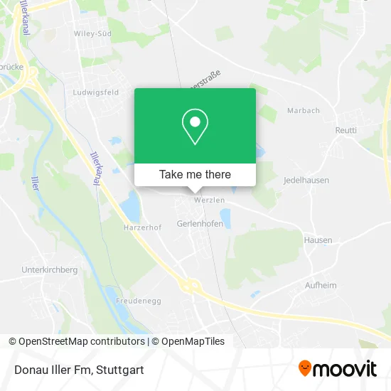 Карта Donau Iller Fm