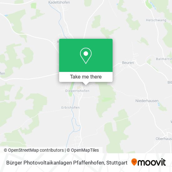 Bürger Photovoltaikanlagen Pfaffenhofen map