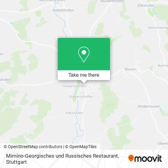 Карта Mimino-Georgisches und Russisches Restaurant