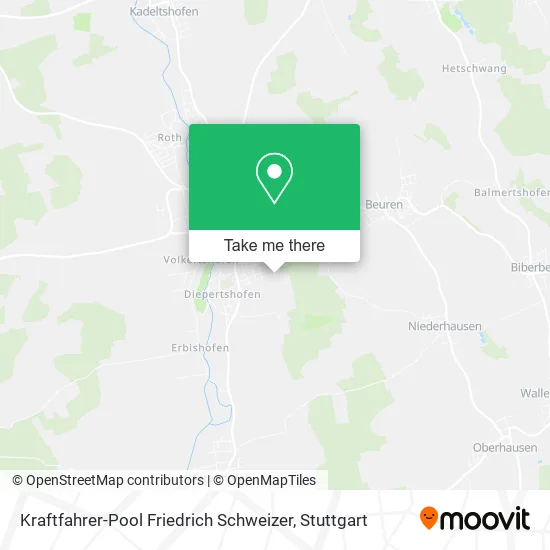 Карта Kraftfahrer-Pool Friedrich Schweizer