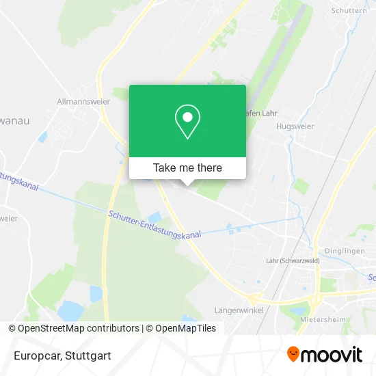 Карта Europcar