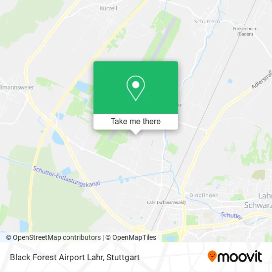 Карта Black Forest Airport Lahr
