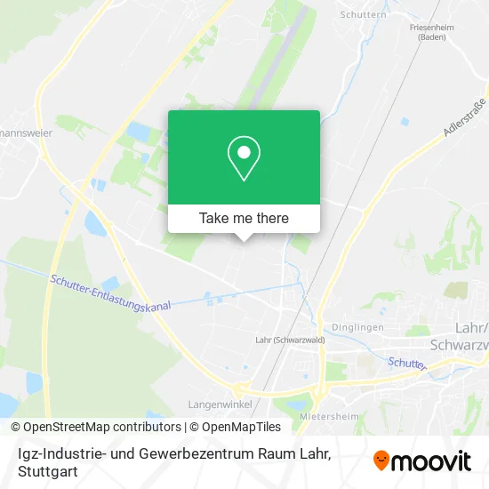 Карта Igz-Industrie- und Gewerbezentrum Raum Lahr