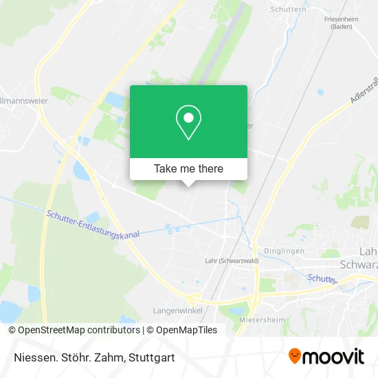 Карта Niessen. Stöhr. Zahm