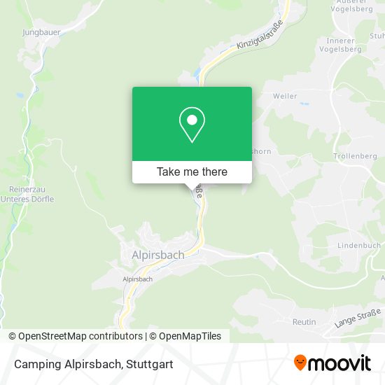 Карта Camping Alpirsbach