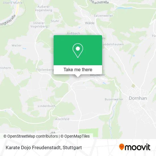 Карта Karate Dojo Freudenstadt