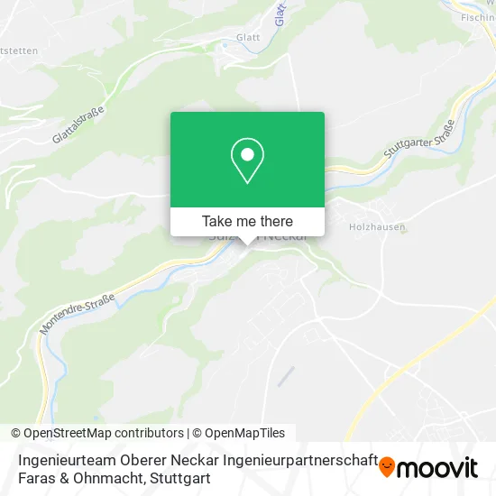 Карта Ingenieurteam Oberer Neckar Ingenieurpartnerschaft Faras & Ohnmacht