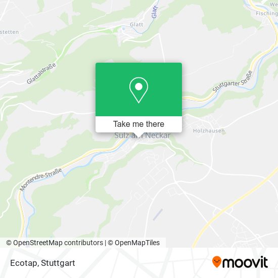 Ecotap map